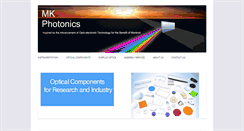 Desktop Screenshot of mkphotonics.com